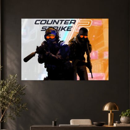 Counter-Strike 2 Tactical Duo Aesthetic Poster