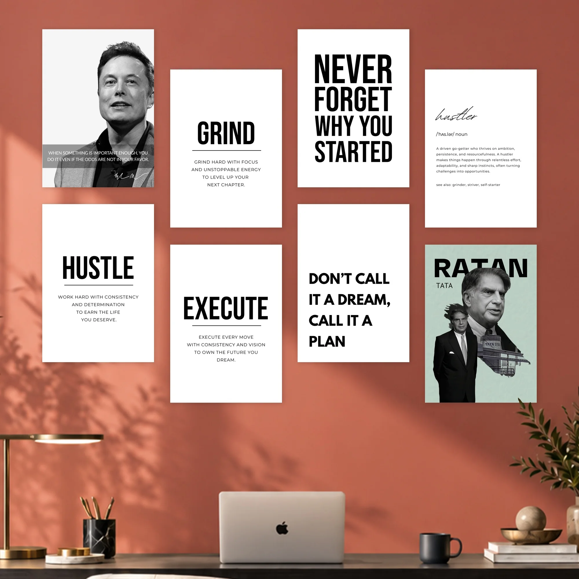 Ratan Tata Motivation Set Posters