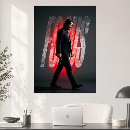 John Wick Focus Motivational Poster