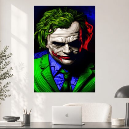 Joker Dark Knight Art Hollywood Poster