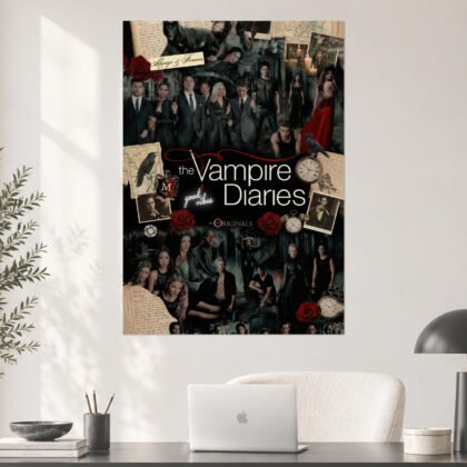 Always & Forever - TVD Collage Aesthetic Poster