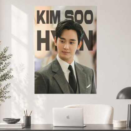Kim Soo-hyun - Business Suit Aesthetic Poster
