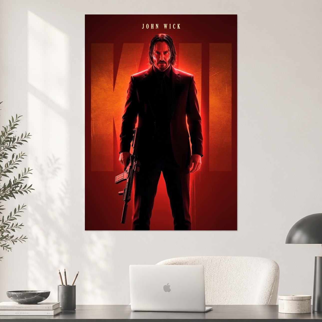 John Wick Red Action Movie Poster