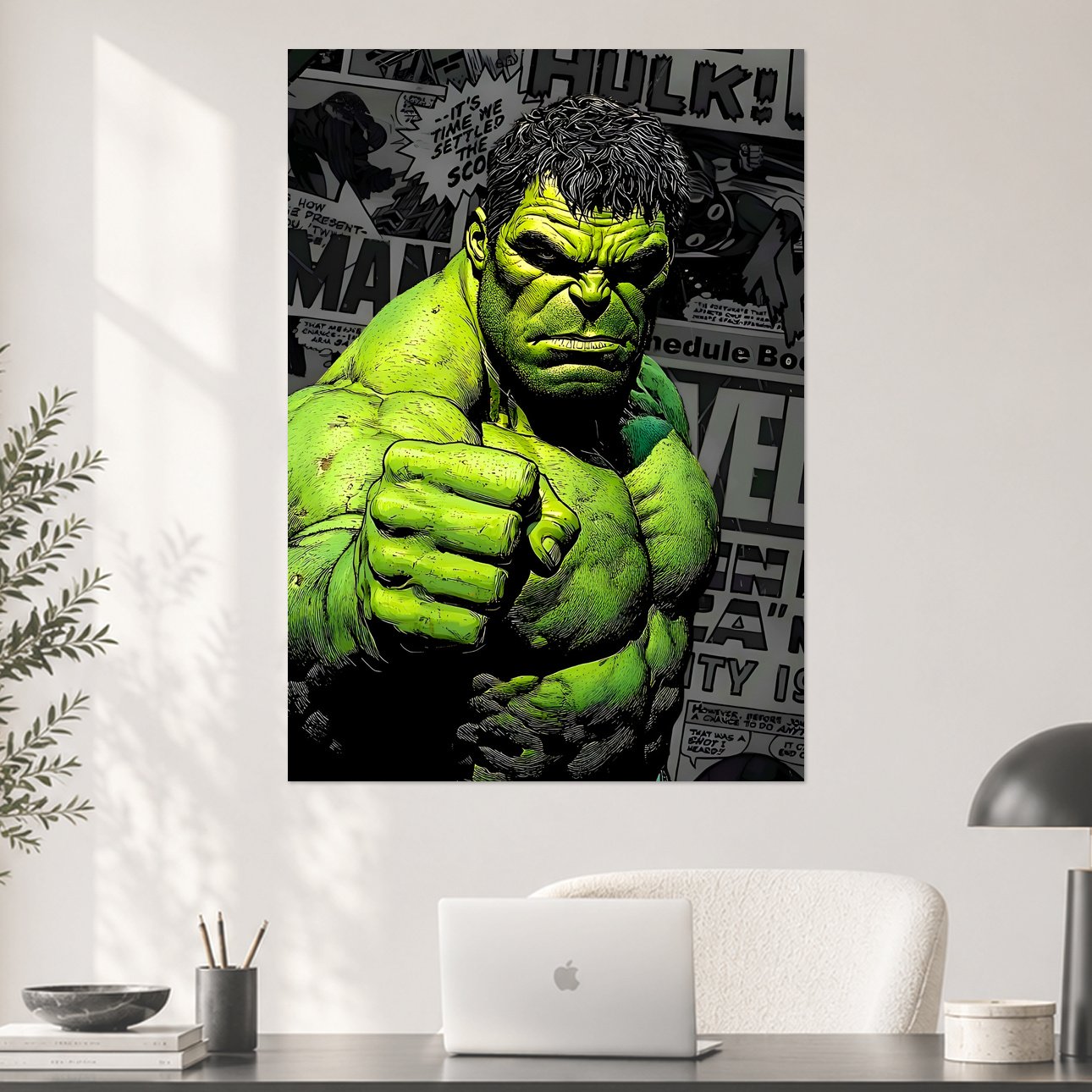 Hulk Comic Art Hollywood Poster