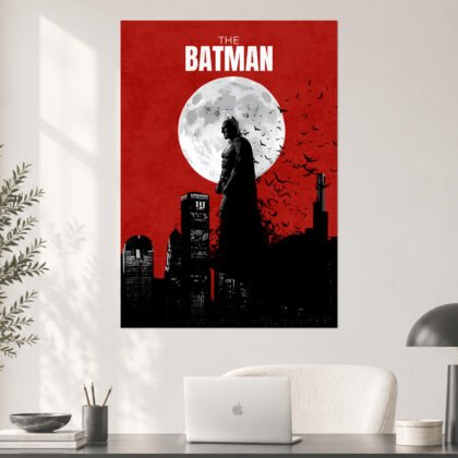 The Batman Red Moon Hollywood Poster