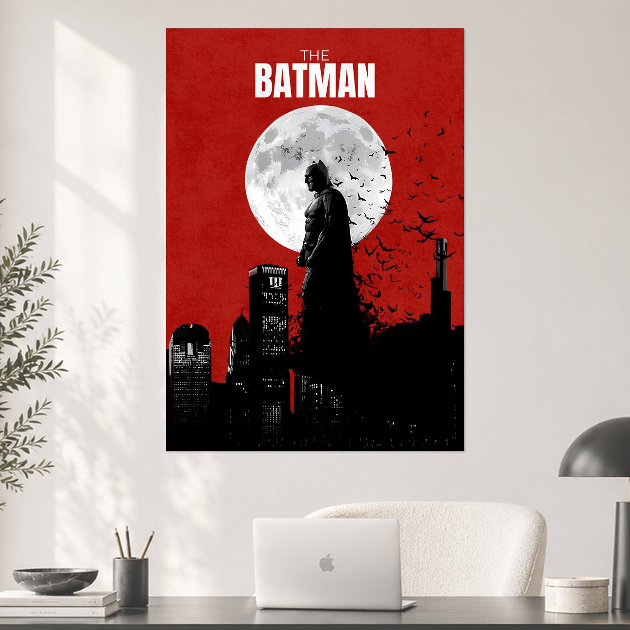 The Batman Red Moon Hollywood Poster