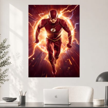 The Flash Speed Force Sprint Aesthetic Poster