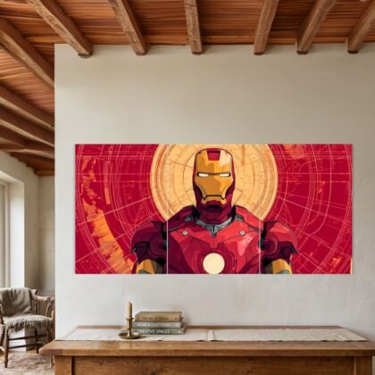 Iron Man Arc Reactor Split Poster