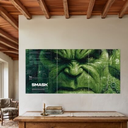 Hulk Smash Tech Split Poster