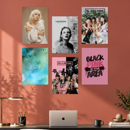 Taylor Swift and BLACKPINK Set Posters