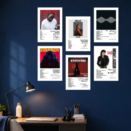 Rap and Pop Icons Set Posters