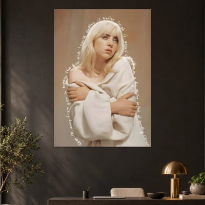 Billie Eilish - Happier Than Ever Aesthetic Poster