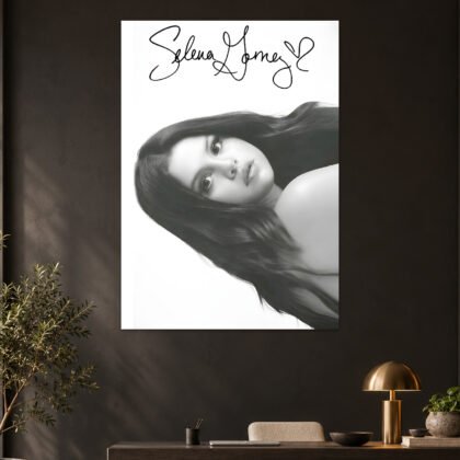 Selena Gomez - Signature Portrait Aesthetic Poster