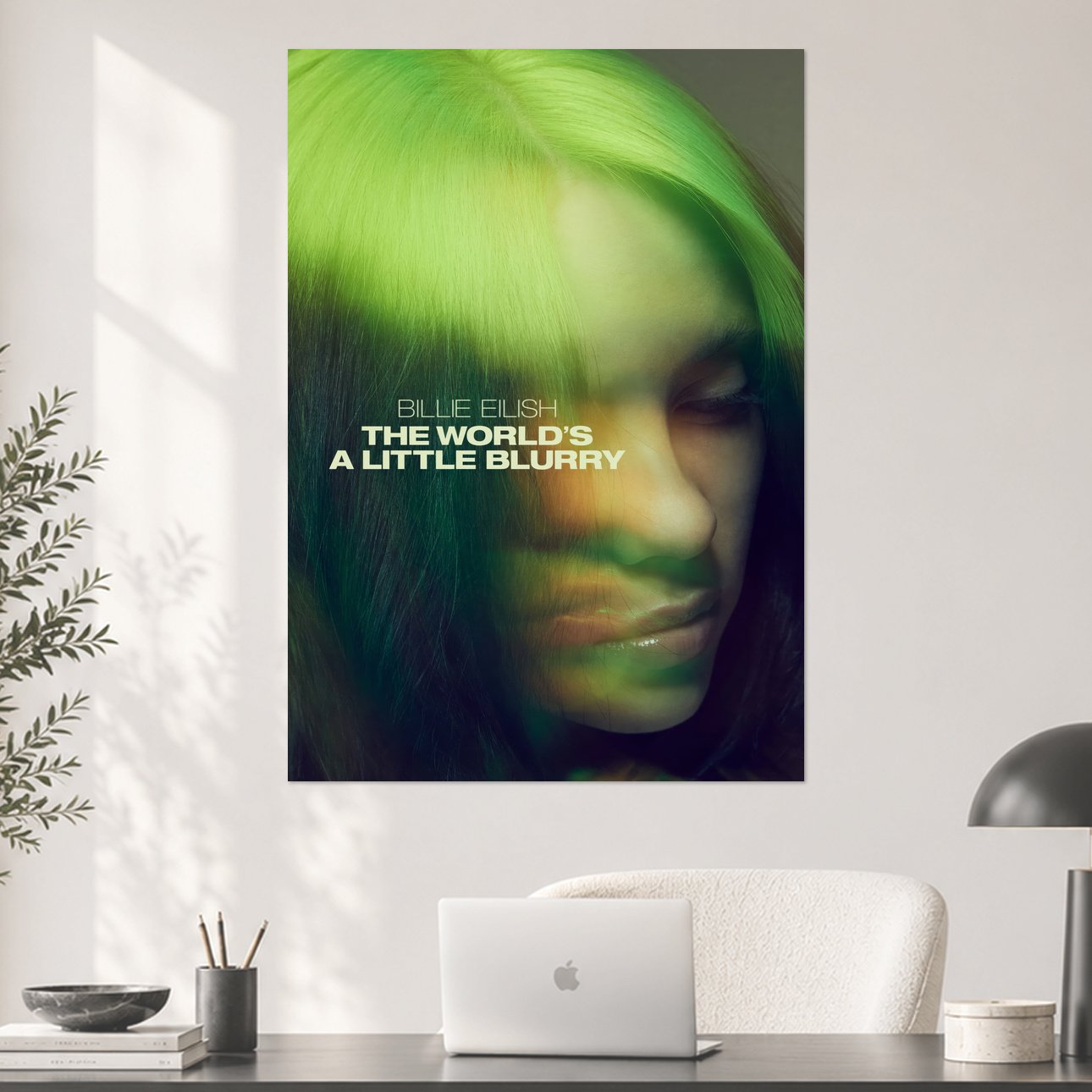 Billie Eilish The World's A Little Blurry Poster