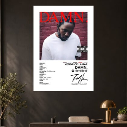 Kendrick Lamar DAMN. Album Poster