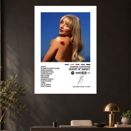 Sabrina Carpenter Short n' Sweet Album Poster
