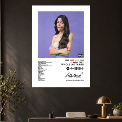 Playboi Carti Whole Lotta Red Album Poster