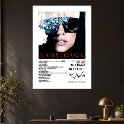Lady Gaga The Fame Album Poster