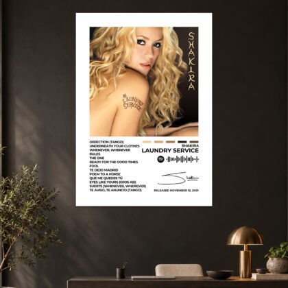 Shakira Laundry Service Album Poster