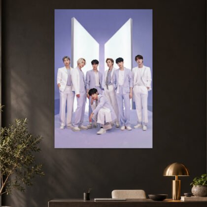 BTS - Purple Concept Group Aesthetic Poster