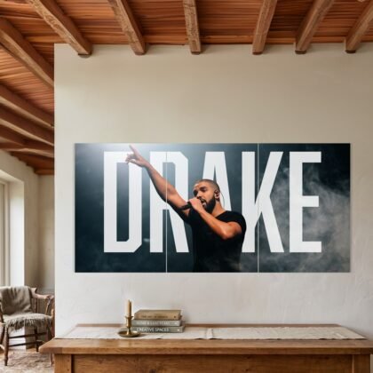 Drake Live Performance Split Poster