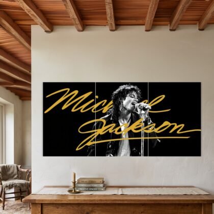 Michael Jackson Performance Split Poster