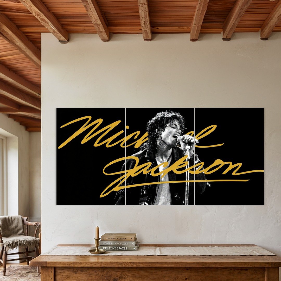 Michael Jackson Performance Split Poster