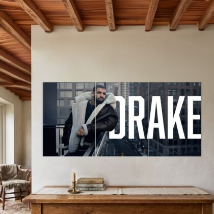 Drake City Portrait Split Poster