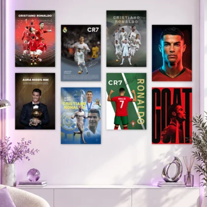 Cristiano Ronaldo Career Set Posters
