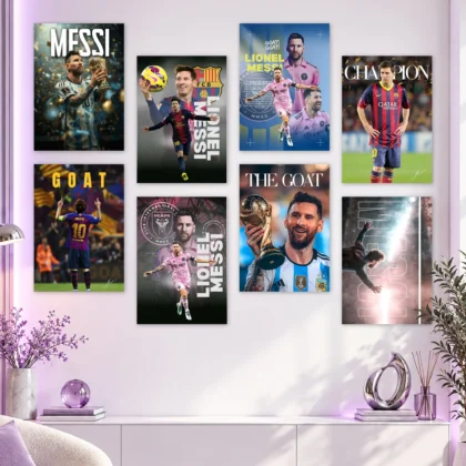Lionel Messi GOAT Set Posters