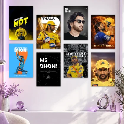 MS Dhoni Set Posters