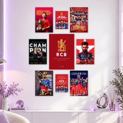 RCB Champions Layout Posters