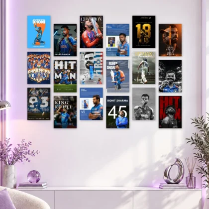 Indian Cricket Gallery Set Posters