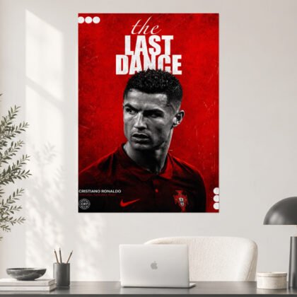 Cristiano Ronaldo The Last Dance Portugal Football Poster