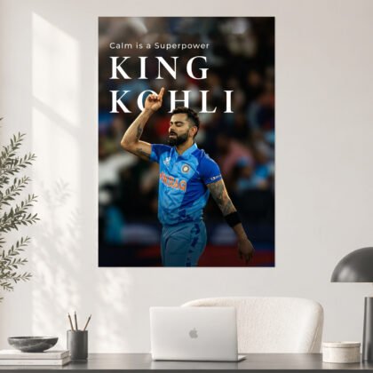 Rohit Sharma Forever 45 Mumbai Indians Back View Tribute Aesthetic Poster
