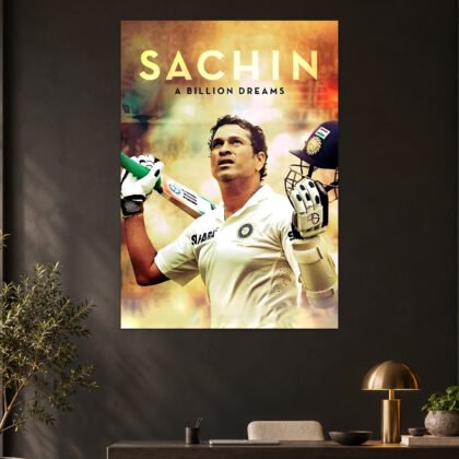 Sachin Tendulkar - A Billion Dreams Aesthetic Poster