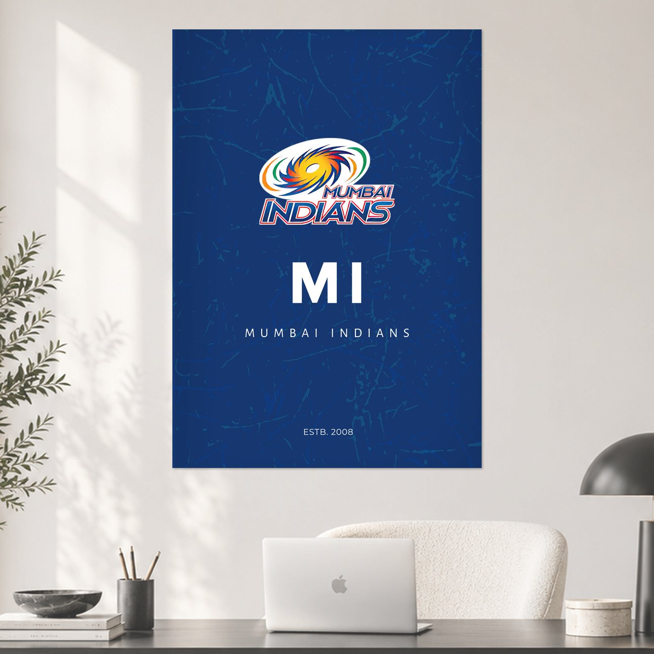 Mumbai Indians MI Official IPL Team Poster