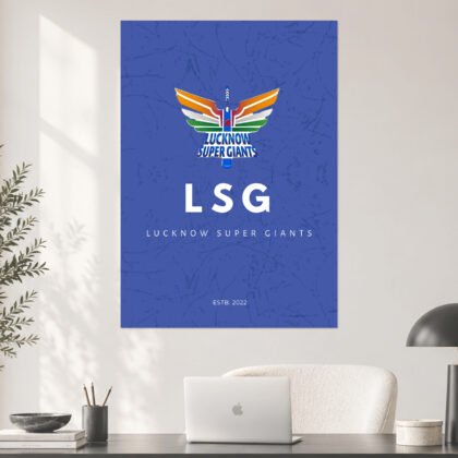 Lucknow Super Giants LSG Official IPL Team Poster