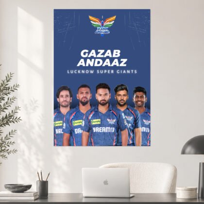 LSG Gazab Andaaz IPL Squad Poster