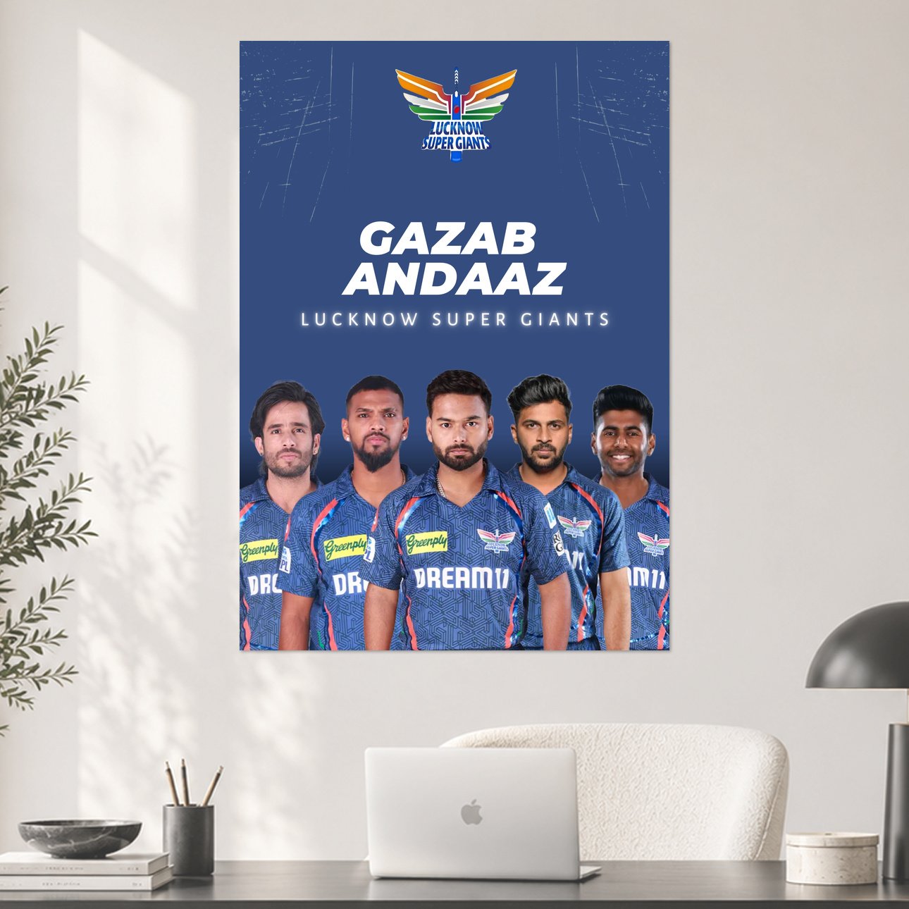 LSG Gazab Andaaz IPL Squad Poster