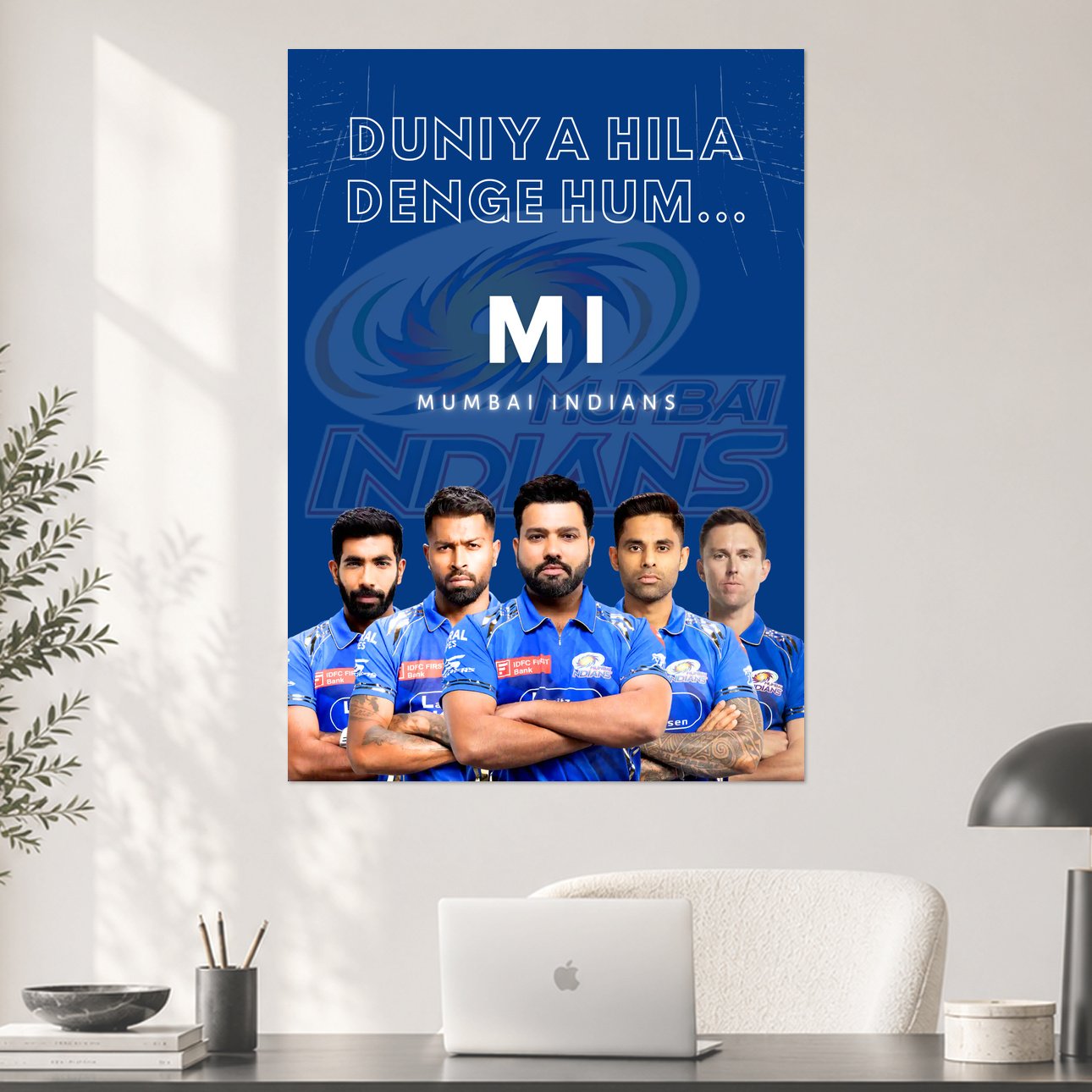 Mumbai Indians Duniya Hila Denge Official IPL Poster