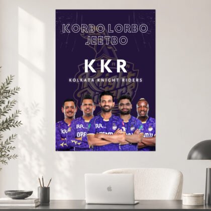KKR Korbo Lorbo Jeetbo Official IPL Poster