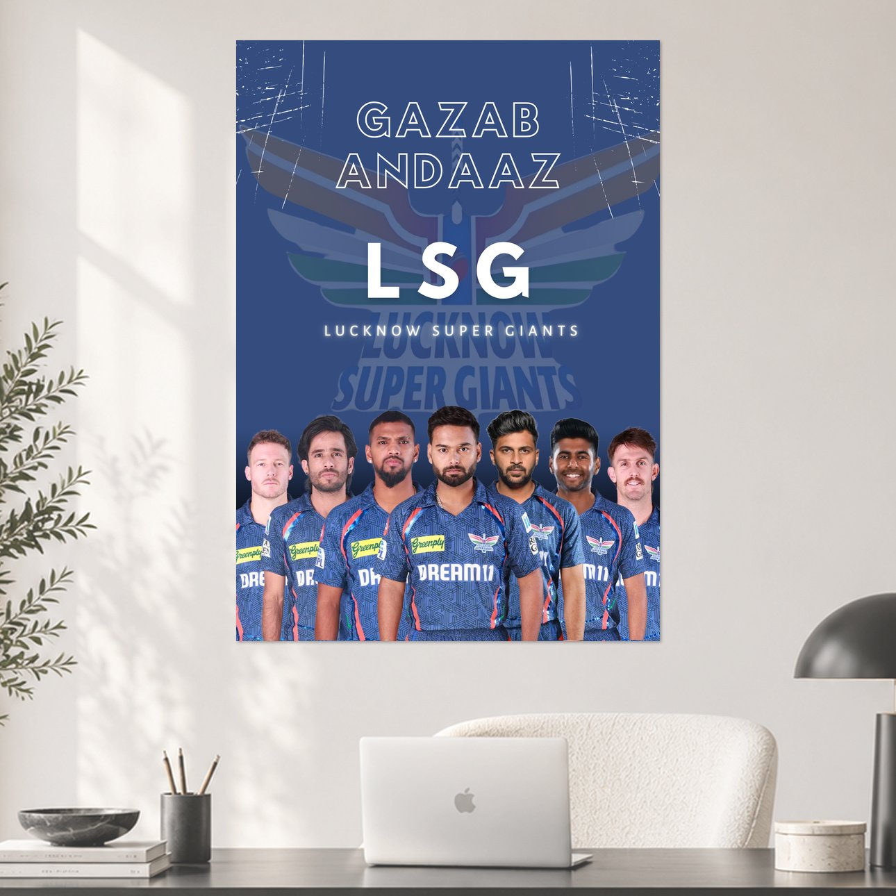 LSG Gazab Andaaz Official IPL Poster