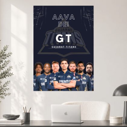 Gujarat Titans Aava De Official IPL Poster