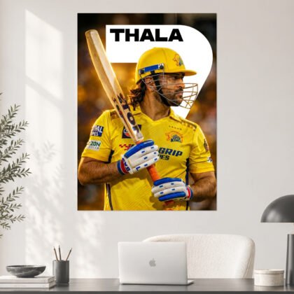 Jasprit Bumrah Airborne #93 Mumbai Indians Leap Delivery Aesthetic Poster
