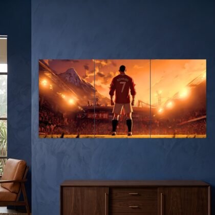 Cristiano Ronaldo Stadium Legend Split Poster