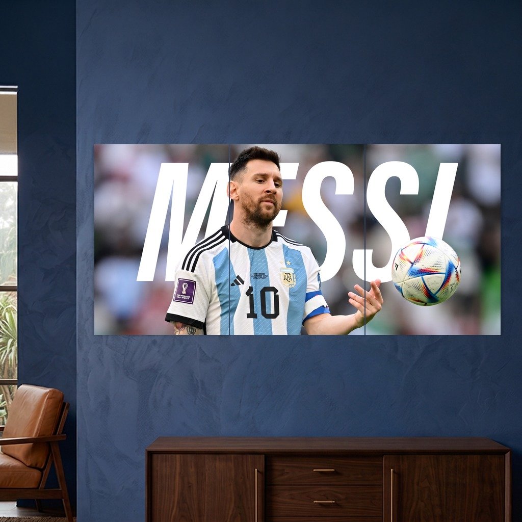 Lionel Messi Argentina Split Poster